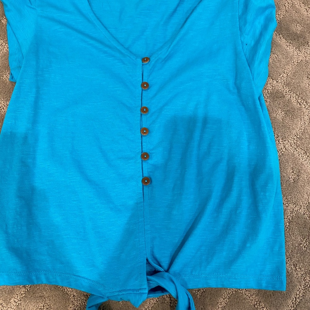 Blue Tie shirt